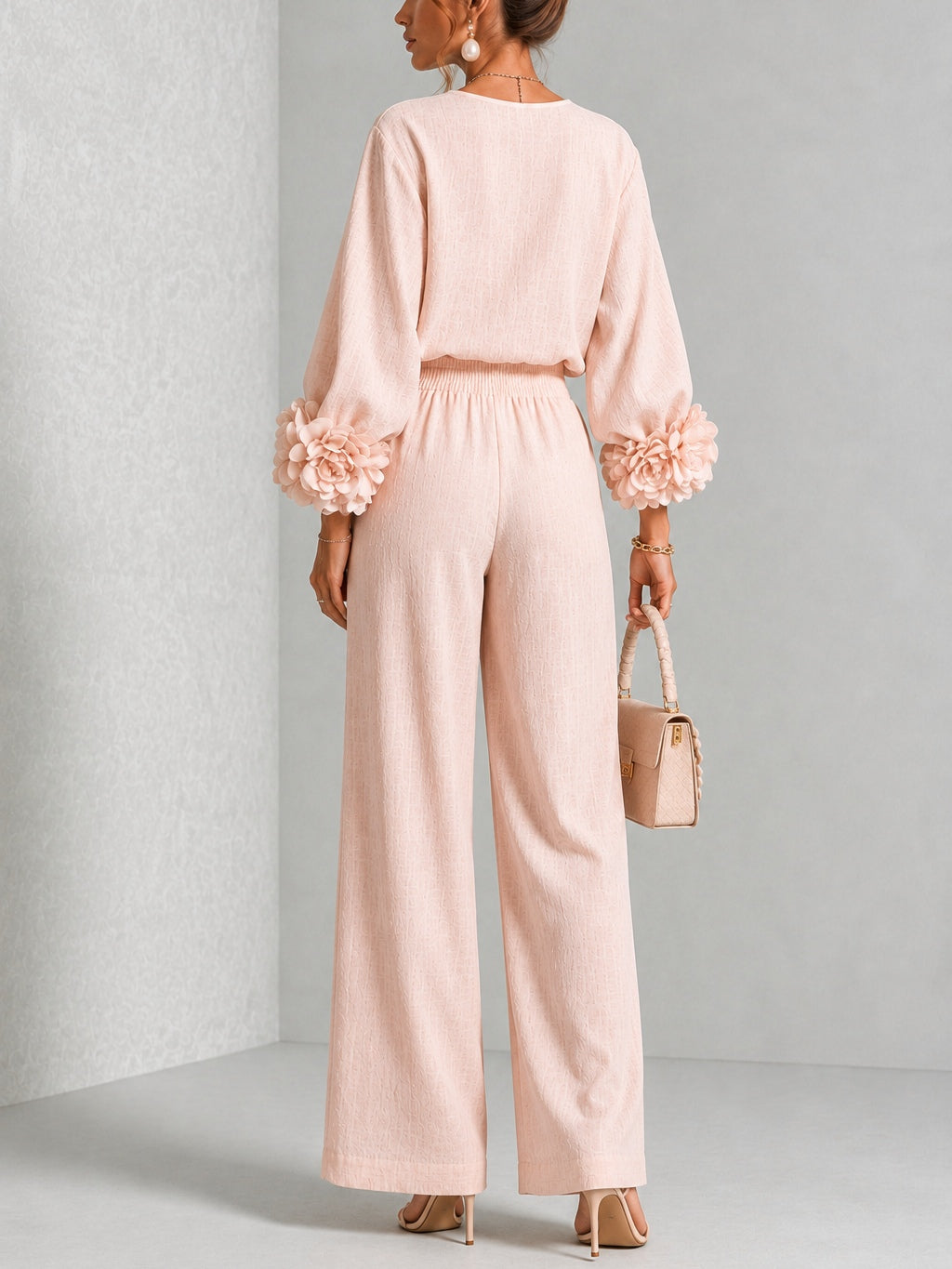 Rosaline | Floral Cuff Two-Piece Set