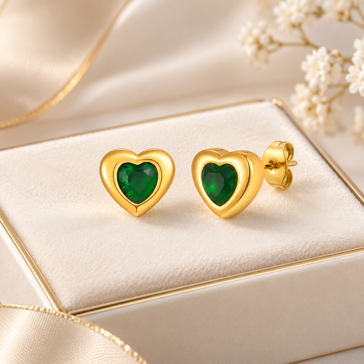 Aureliah | Emerald Glow Earrings