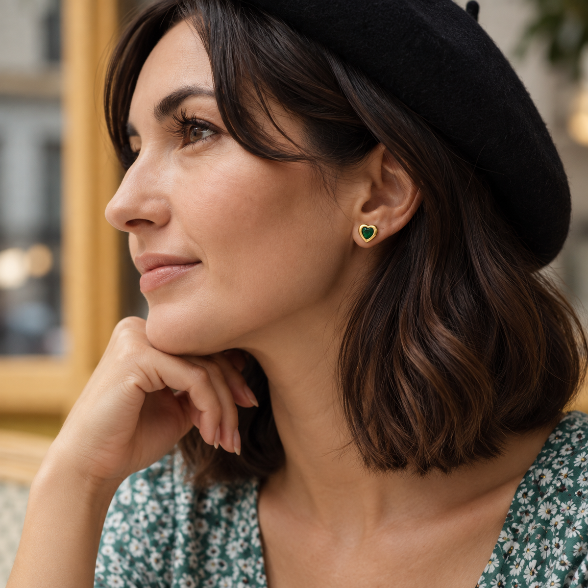 Aureliah | Emerald Glow Earrings